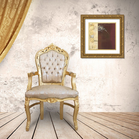 GILDED I Gold Ornate Wood Framed Art Print with Double Matting by Robertson, Marilyn