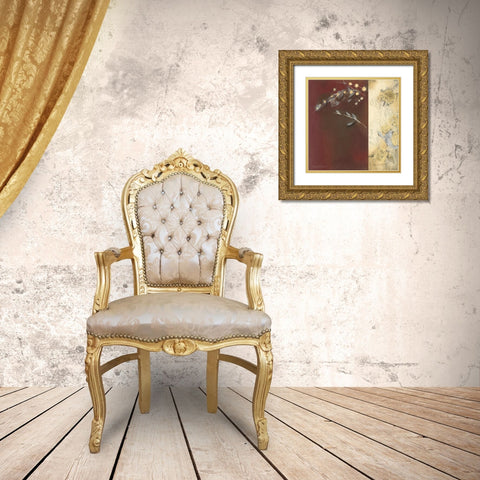 GILDED II Gold Ornate Wood Framed Art Print with Double Matting by Robertson, Marilyn