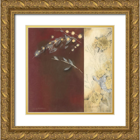 GILDED II Gold Ornate Wood Framed Art Print with Double Matting by Robertson, Marilyn
