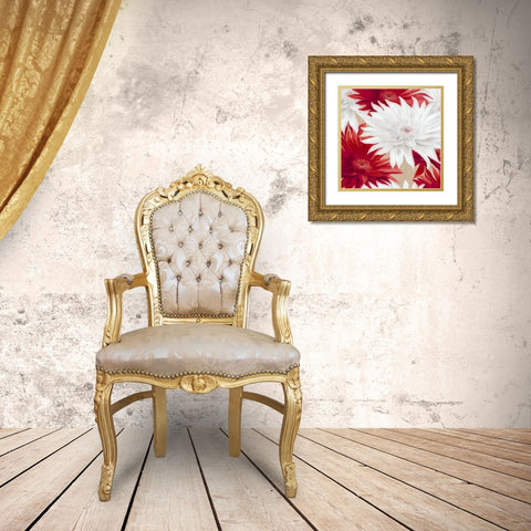 Elation II Gold Ornate Wood Framed Art Print with Double Matting by Scaffardi, Sally