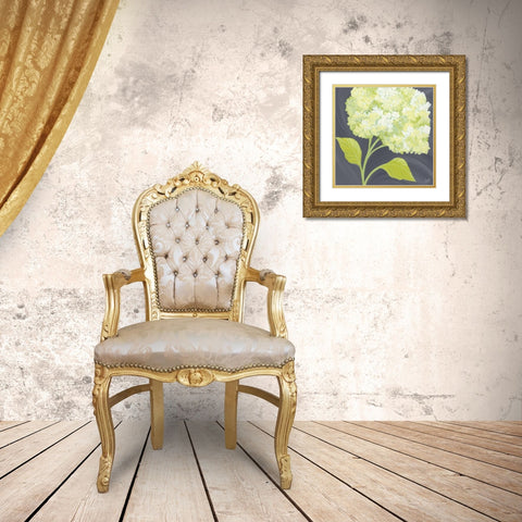 Forever Green I Gold Ornate Wood Framed Art Print with Double Matting by Lake, Kaye