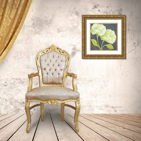 Forever Green II Gold Ornate Wood Framed Art Print with Double Matting by Lake, Kaye