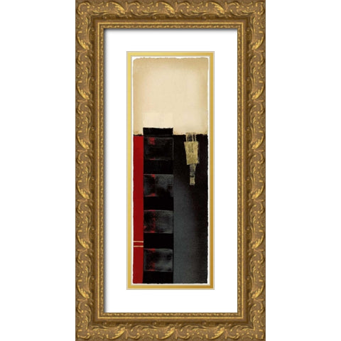 Street Life I Gold Ornate Wood Framed Art Print with Double Matting by Carter, Brad