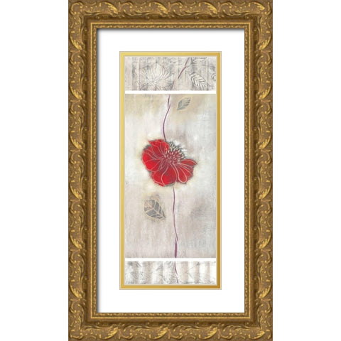 LINEN I Gold Ornate Wood Framed Art Print with Double Matting by Robertson, Marilyn