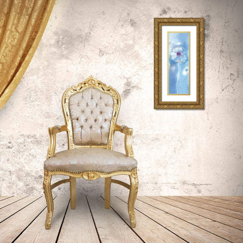 HIMALAYAN BLUE I Gold Ornate Wood Framed Art Print with Double Matting by Robertson, Marilyn