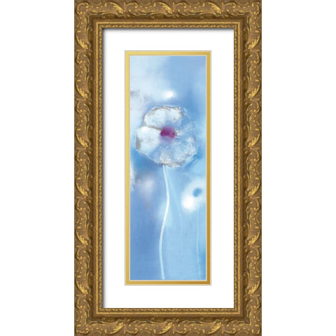 HIMALAYAN BLUE I Gold Ornate Wood Framed Art Print with Double Matting by Robertson, Marilyn