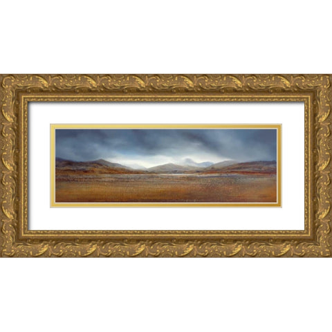 Distant Horizons II Gold Ornate Wood Framed Art Print with Double Matting by Dworok, Peter