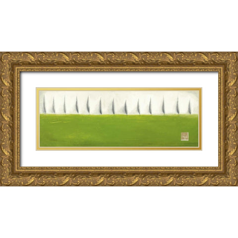 A Perfect Day I Gold Ornate Wood Framed Art Print with Double Matting by Gore, Ally-Reader, Robert