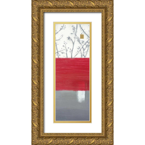 Window Garden II Gold Ornate Wood Framed Art Print with Double Matting by Gore, Ally-Reader, Robert