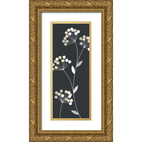 Starbright Gold Ornate Wood Framed Art Print with Double Matting by Design Show