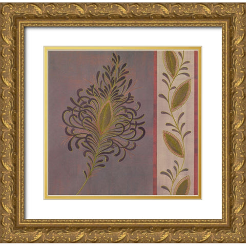 OPULENT II Gold Ornate Wood Framed Art Print with Double Matting by Design Show