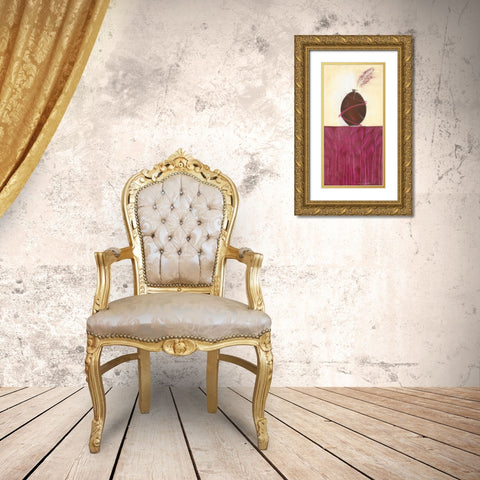 CHOCOLATE I Gold Ornate Wood Framed Art Print with Double Matting by Robertson, Marilyn