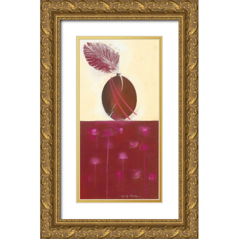 CHOCOLATE II Gold Ornate Wood Framed Art Print with Double Matting by Robertson, Marilyn