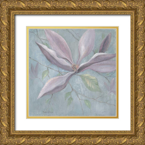 Purple I Gold Ornate Wood Framed Art Print with Double Matting by Withaar, Rian