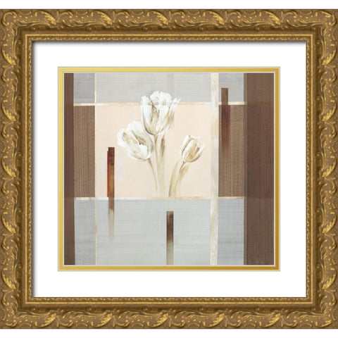 Silver Dream II Gold Ornate Wood Framed Art Print with Double Matting by Verbeek-Van Den Broek