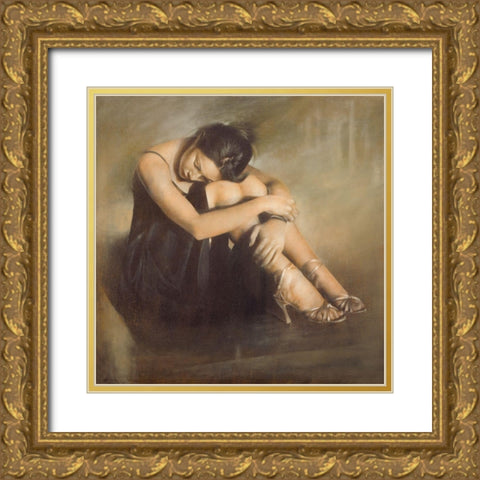 DOLCE EXPRESSIONE Gold Ornate Wood Framed Art Print with Double Matting by Sgarbossa, Antonio