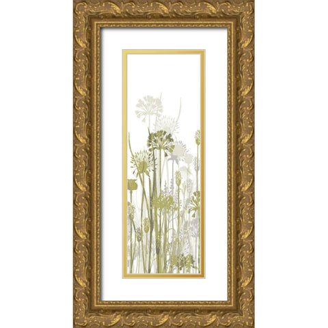 GARDEN SILHOUETTE I Gold Ornate Wood Framed Art Print with Double Matting by Ashby, Simon