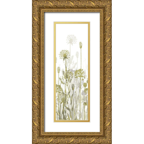 GARDEN SILHOUETTE II Gold Ornate Wood Framed Art Print with Double Matting by Ashby, Simon