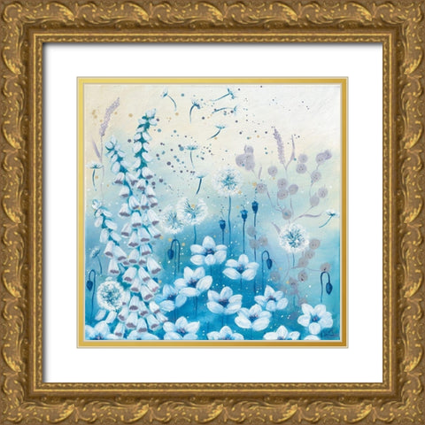 MEADOW SEEDS II Gold Ornate Wood Framed Art Print with Double Matting by Lake, Kaye