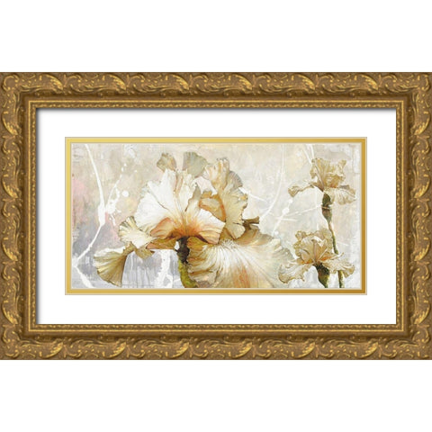 VANILLA IRIS I Gold Ornate Wood Framed Art Print with Double Matting by Sestillo, Enrico