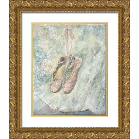 TOES PINK I Gold Ornate Wood Framed Art Print with Double Matting by Withaar, Rian