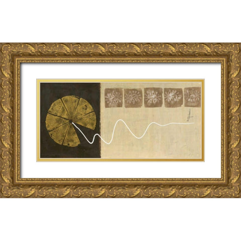 The Rising II Gold Ornate Wood Framed Art Print with Double Matting by Kikani, Umang