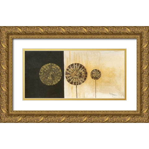 Lollies I Gold Ornate Wood Framed Art Print with Double Matting by Kikani, Umang