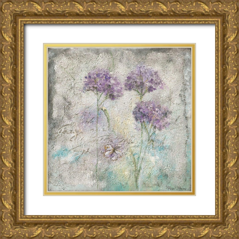 MEADOW FLOWERS III Gold Ornate Wood Framed Art Print with Double Matting by Withaar, Rian
