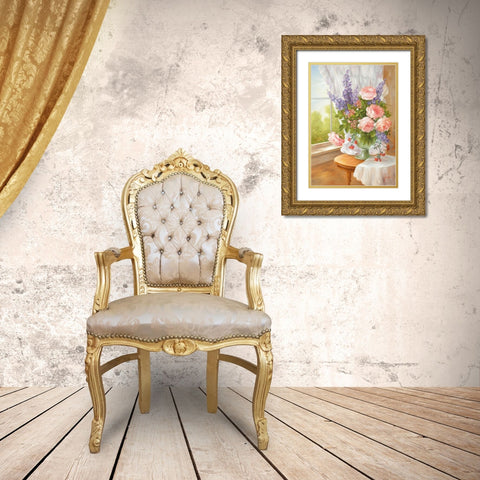 ON A SUNNY DAY II Gold Ornate Wood Framed Art Print with Double Matting by Fasani