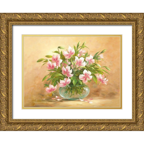 ABSOLUTELY BEAUTIFUL I Gold Ornate Wood Framed Art Print with Double Matting by Fasani
