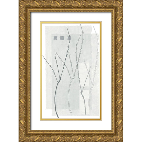 Spring Awakening II Gold Ornate Wood Framed Art Print with Double Matting by Verbeek-Van Den Broek