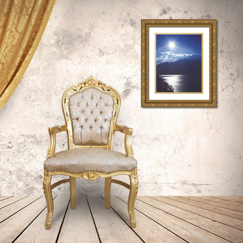 IDYLLIC LAKE II Gold Ornate Wood Framed Art Print with Double Matting by Weissing, Gerd