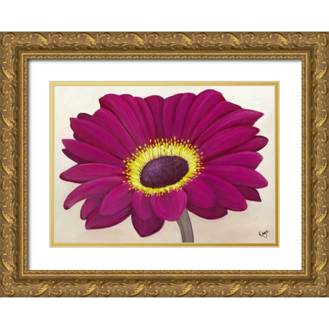 Raspberry Delight I Gold Ornate Wood Framed Art Print with Double Matting by Lake, Kaye