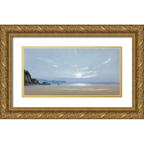 EBB TIDE II Gold Ornate Wood Framed Art Print with Double Matting by Lee, Spencer