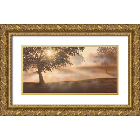 RURAL STUDY I Gold Ornate Wood Framed Art Print with Double Matting by Walsh, Peter