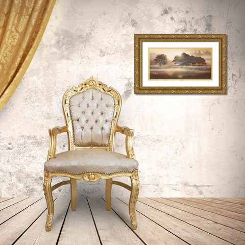 RURAL STUDY II Gold Ornate Wood Framed Art Print with Double Matting by Walsh, Peter