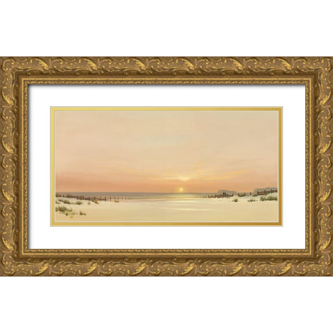 DISTANT SHORES I Gold Ornate Wood Framed Art Print with Double Matting by Lee, Spencer