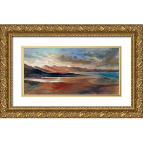Evening Vista I Gold Ornate Wood Framed Art Print with Double Matting by Farrall-Doyle, Anne