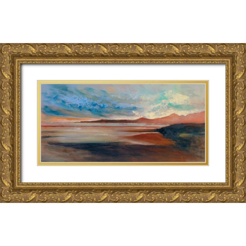 Evening Vista II Gold Ornate Wood Framed Art Print with Double Matting by Farrall-Doyle, Anne