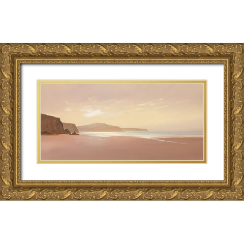 BEYOND THE BREAKERS II Gold Ornate Wood Framed Art Print with Double Matting by Lee, Spencer