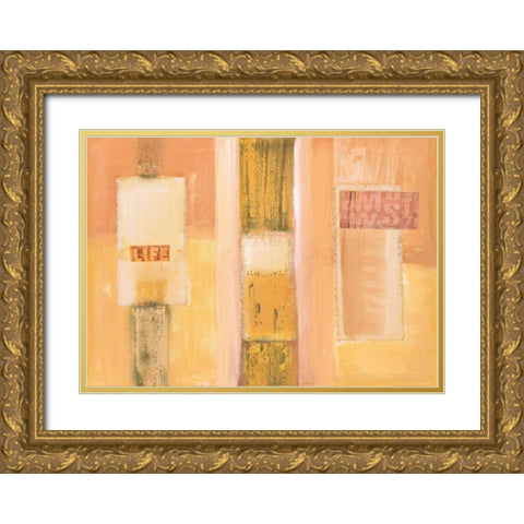 Harmony I Gold Ornate Wood Framed Art Print with Double Matting by Gehring, Irmtraud