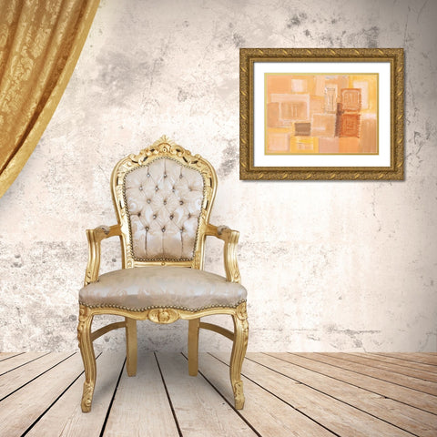 Harmony II Gold Ornate Wood Framed Art Print with Double Matting by Gehring, Irmtraud
