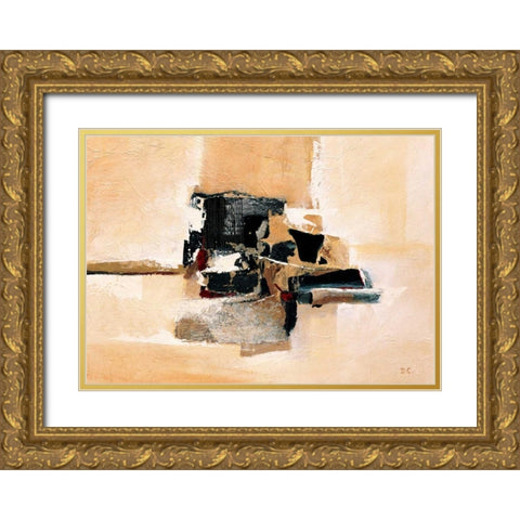 Structure II Gold Ornate Wood Framed Art Print with Double Matting by Christiaans, Dien