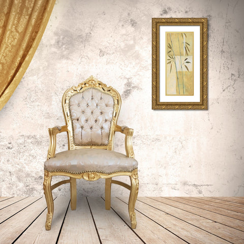 Bamboo III Gold Ornate Wood Framed Art Print with Double Matting by Prosnov, Valerie