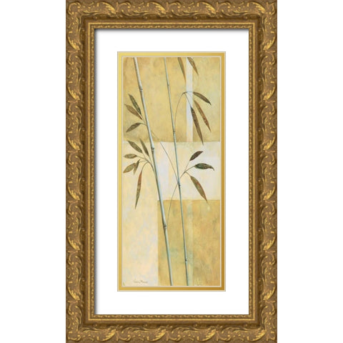 Bamboo III Gold Ornate Wood Framed Art Print with Double Matting by Prosnov, Valerie