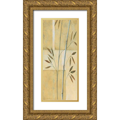 Bamboo IV Gold Ornate Wood Framed Art Print with Double Matting by Prosnov, Valerie