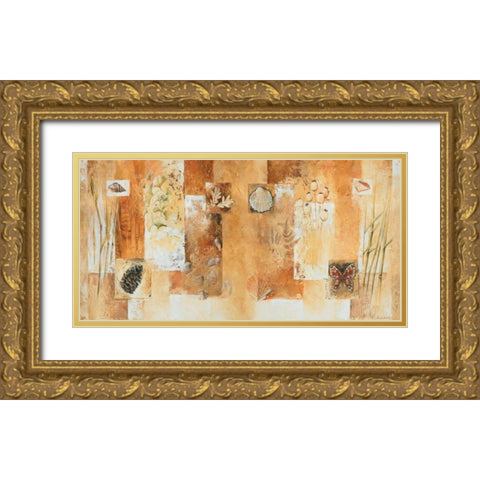 Nature I Gold Ornate Wood Framed Art Print with Double Matting by Dubois, Alain