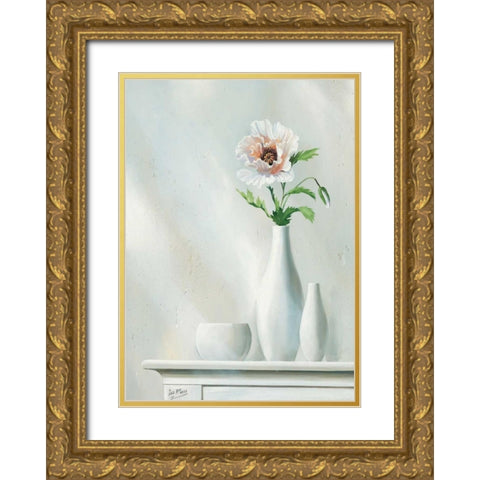 Pink Dream III Gold Ornate Wood Framed Art Print with Double Matting by Maas, Isa
