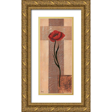 Creation I Gold Ornate Wood Framed Art Print with Double Matting by Hedy