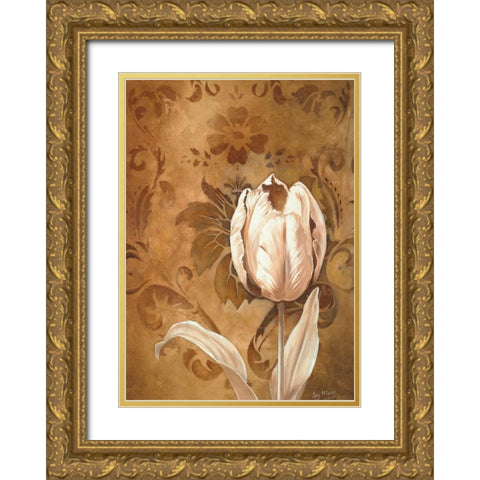 Tullip beauty II Gold Ornate Wood Framed Art Print with Double Matting by Maas, Isa